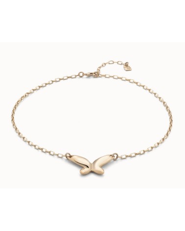 Collar dorado Uno de 50 'Butterfly effect' COL1864ORO