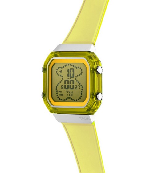 Reloj Tous D-Bear Fresh digital amarillo 3000130900