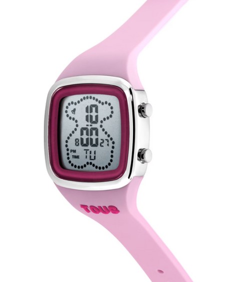 Reloj digital Tous B-Time rosa 3000131400