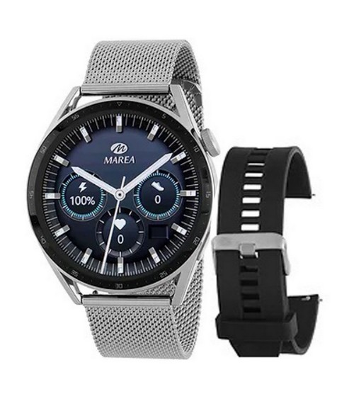 Smartwatch Marea caballero acero 2 correas B60003/2