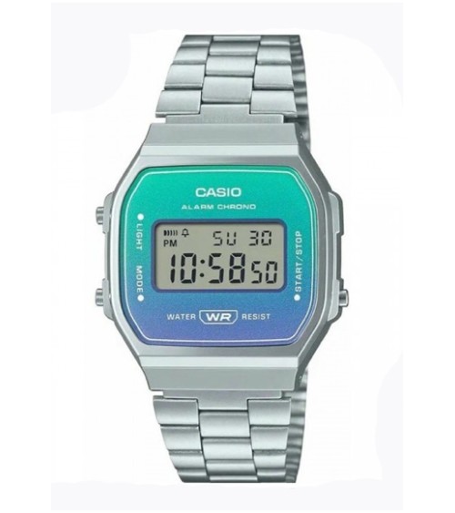 Reloj Casio vintage colores azules A168WER-2A