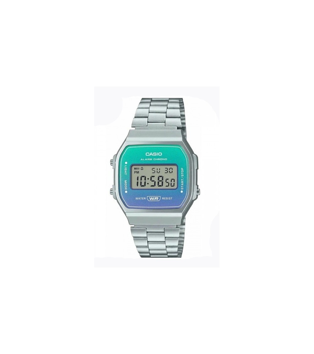 Reloj Casio vintage colores azules A168WER-2A