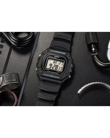 Reloj Casio digital negro W-218H-1AV