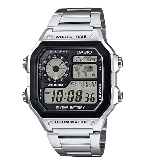 Reloj Casio digital Royale AE-1200WHD-1AVEF