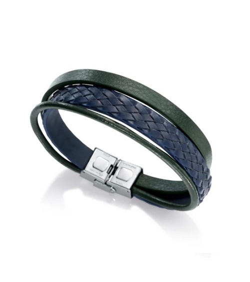 Pulsera azul verde Viceroy hombre 75224P01016