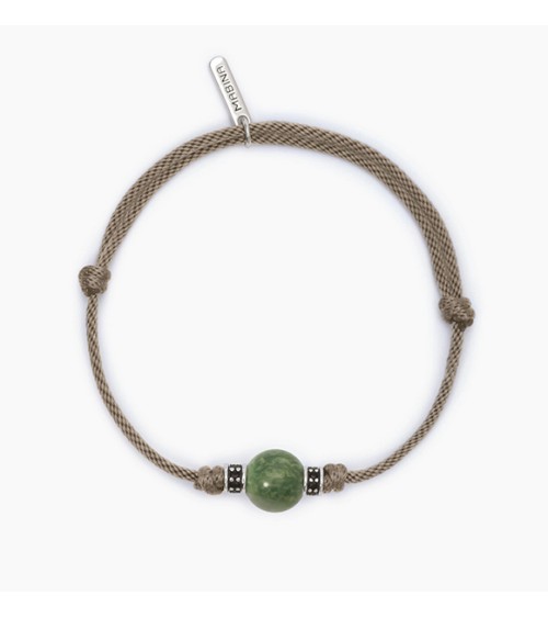 Pulsera de hombre Jade verde 533750