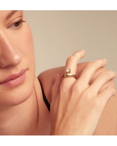 Anillo Uno de 50 'Soulcrafted' ANI0816BLNORO