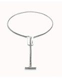 Collar Uno de 50 Cadena COL1943 Baño Plata | Joyería Onix Lugo