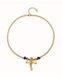 Collar dorado Uno de 50 Libélula COL1960ORO