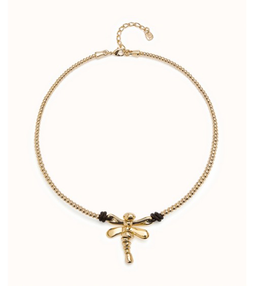 Collar dorado Uno de 50 Libélula COL1960ORO