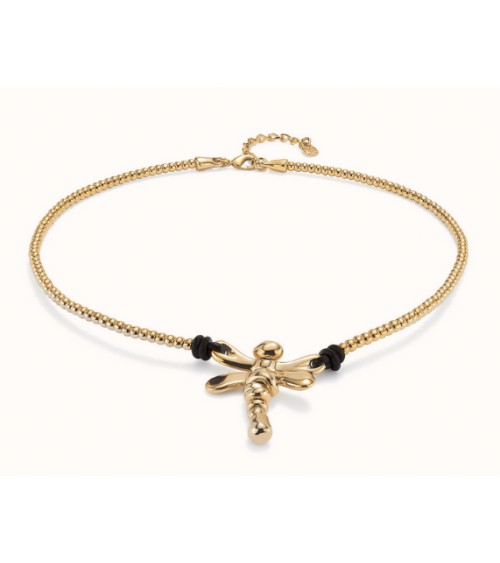Collar dorado Uno de 50 Libélula COL1960ORO