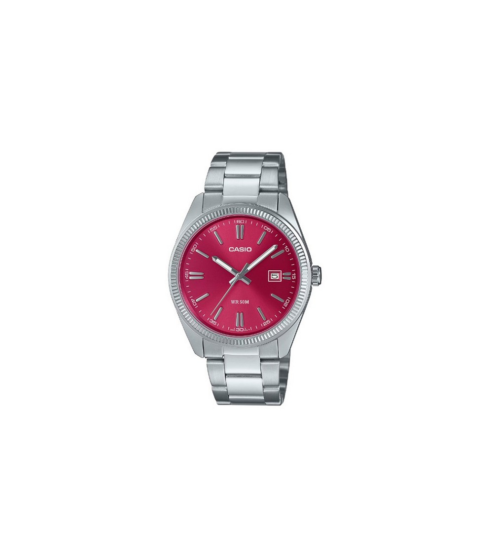 Reloj Casio esfera roja MTP-1302PD-4AVEF