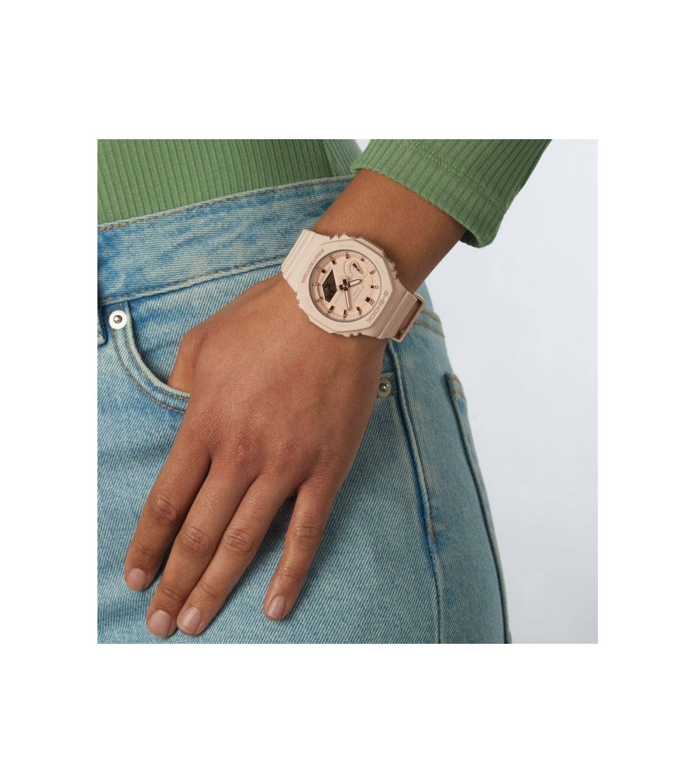 Reloj Casio G-SHOCK rosa beige GMA-S2100-4AER