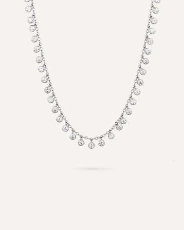 Gargantilla de plata T-Adoro circonitas 43.CO.07