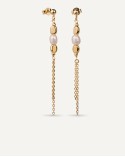 Pendientes T-Adoro plata dorada Moon 52.PE.13.D