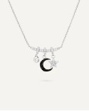 Collar Chic Luna y estrellas plata T-Adoro 43.CO.05