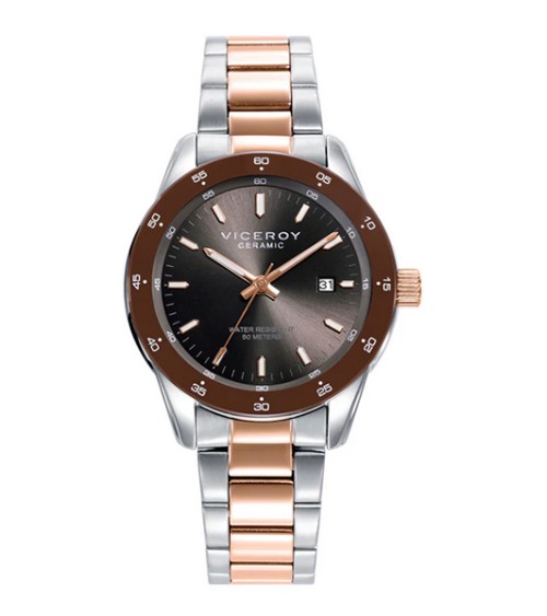 Reloj Viceroy femenino cerámica marrón 401246-17