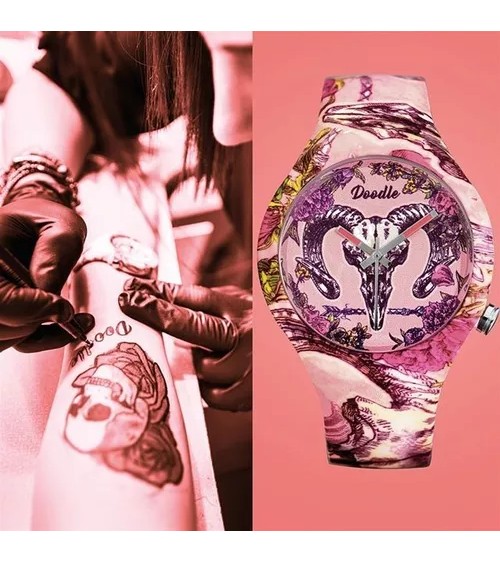 Reloj Doodle calavera carnero