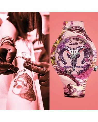 Reloj Doodle calavera carnero
