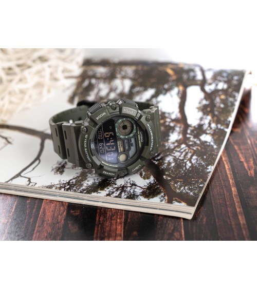 Reloj Casio WS-1500H-3BVEF Pesca Mareas Verde - Joyería Onix Lugo