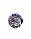 Charm Ojo Turco plata y circonitas