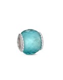 Abalorio plata Murano Turquesa 9114337