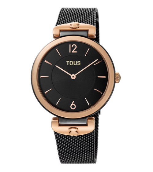 Reloj TOUS S-Mesh bicolor negro 700350300