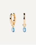 Pendientes PDPAOLA \'Blue Lily Hoops\' AR01-B94-U