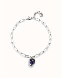 Collar Uno de 50 \'Ser Valiente\' cristal morado | COL1945