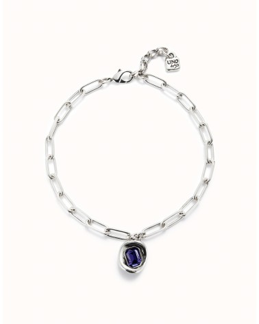 Collar Uno de 50 'Ser Valiente' cristal morado | COL1945
