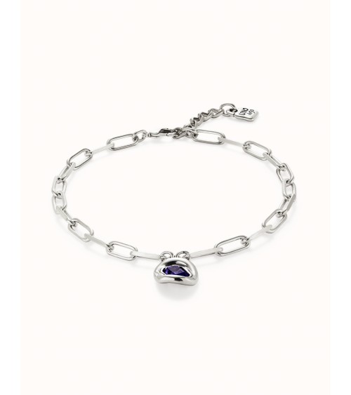 Collar Uno de 50 'Ser Valiente' cristal morado | COL1945