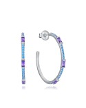 Aros Viceroy circonitas de colores 13173E000-33