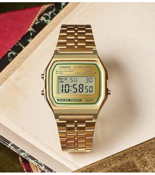 Reloj Casio dorado A158WEGV-9A