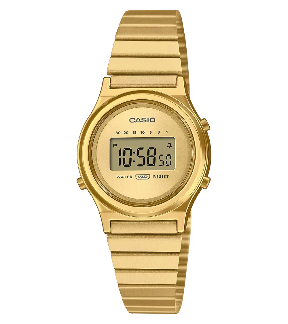 Reloj Casio vintage dorado original mini LA700WEG-9A