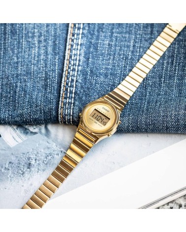 Reloj Casio vintage dorado original mini LA700WEG-9A