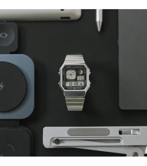 Reloj Casio retro vintage Edgy A130WE-1A