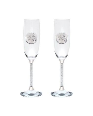 Pareja copas de cristal Alianzas GA4290A