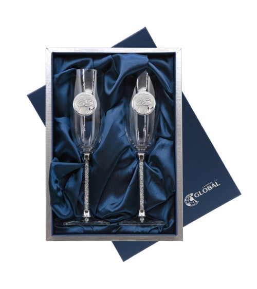 Pareja copas de cristal Alianzas GA4290A