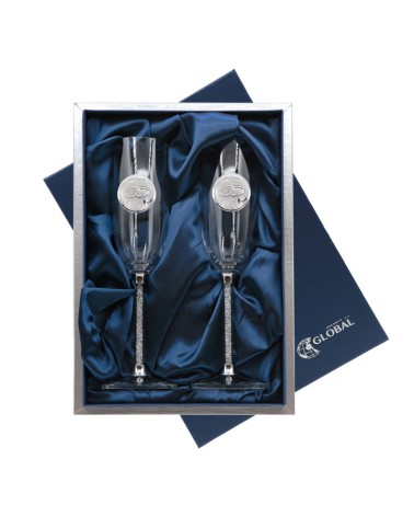 Pareja copas de cristal Alianzas GA4290A