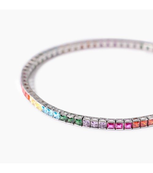 Pulsera de plata Riviere multicolor Mabina 533954