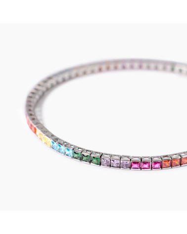 Pulsera de plata Riviere multicolor Mabina 533954