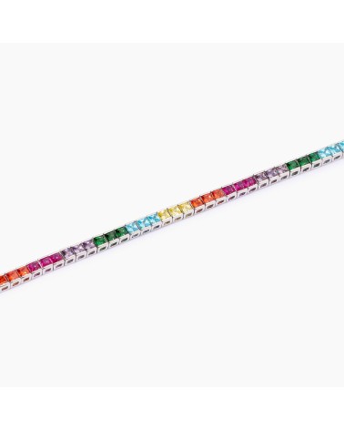 Pulsera de plata Riviere multicolor Mabina 533954