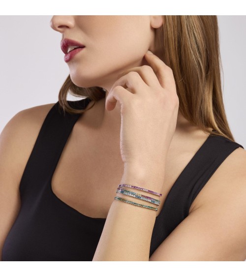 Pulsera de plata Riviere multicolor Mabina 533954