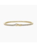 Pulsera plata dorada Riviera Mabina 533558-M