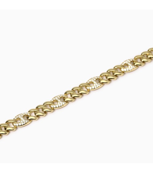 Pulsera Dorada eslabones Mabina Gioielli 534063-18