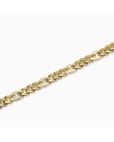 Pulsera Dorada eslabones Mabina Gioielli 534063-18