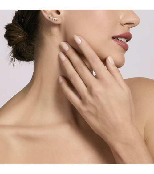 Pendientes trepadores Mabina Gioielli dorados 563610