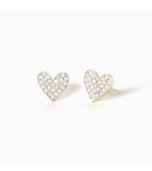 Pendientes One Love Mabina dorados 563392