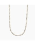 Gargantilla Mabina malla riviere plata 925 dorada 553455