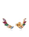 Pendientes trepadores Viceroy Trend Plata IP oro 13081E100-39